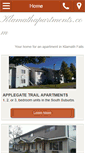 Mobile Screenshot of klamathapartments.com